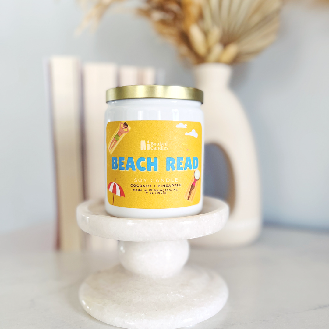 Book at the Beach Candle